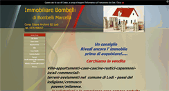 Desktop Screenshot of immobiliarebombelli.com